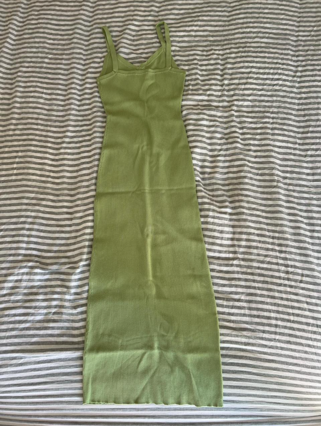 Kookai ribbed midi Green