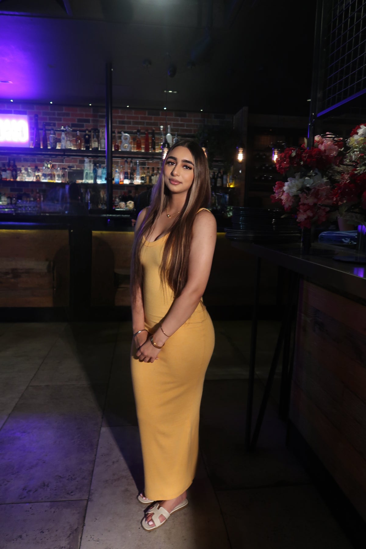Kookai orange maxi
