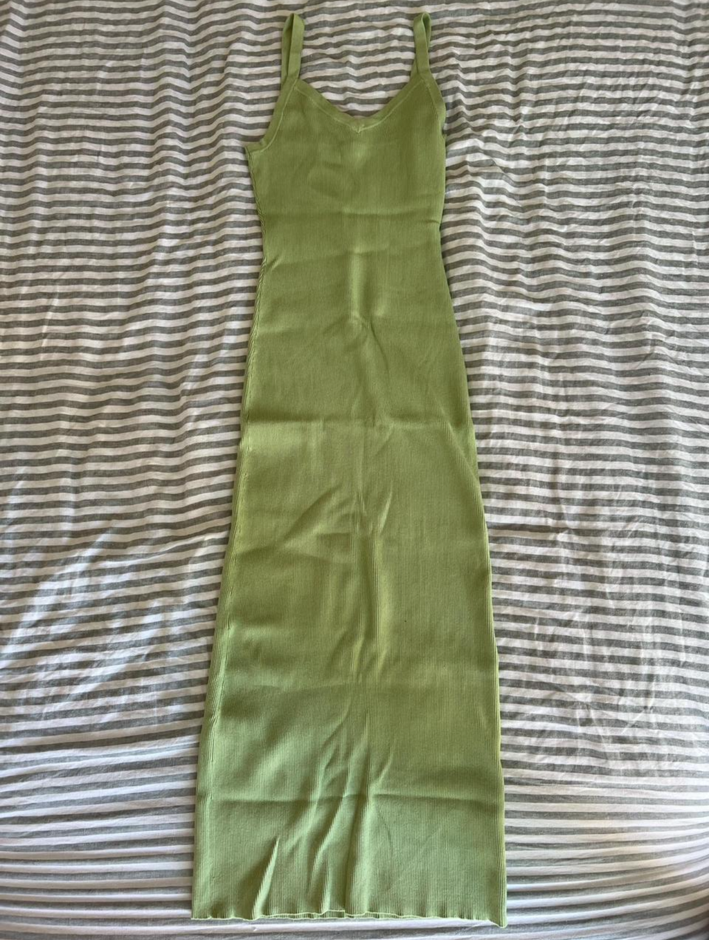Kookai ribbed midi Green