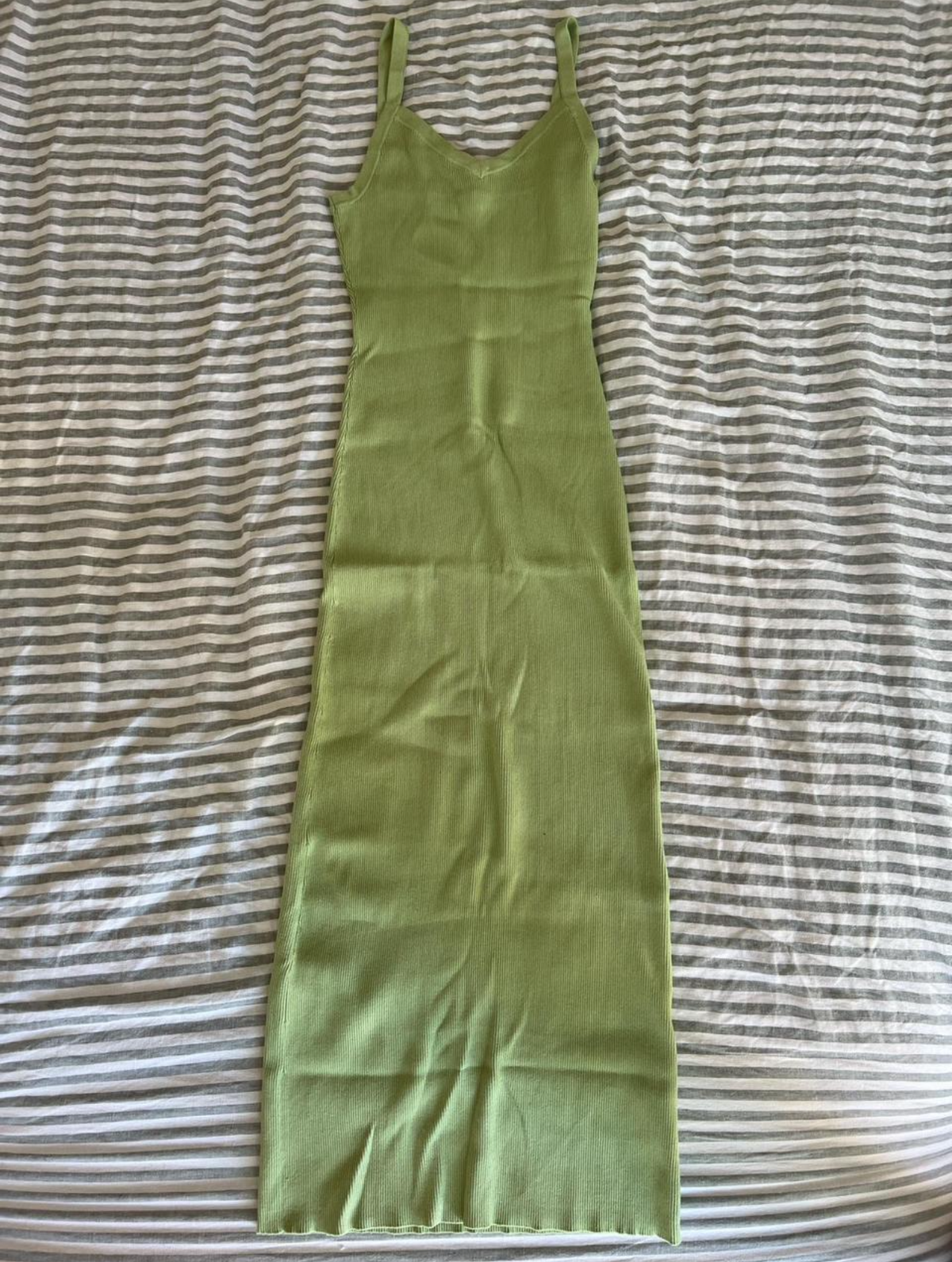 Kookai ribbed midi Green