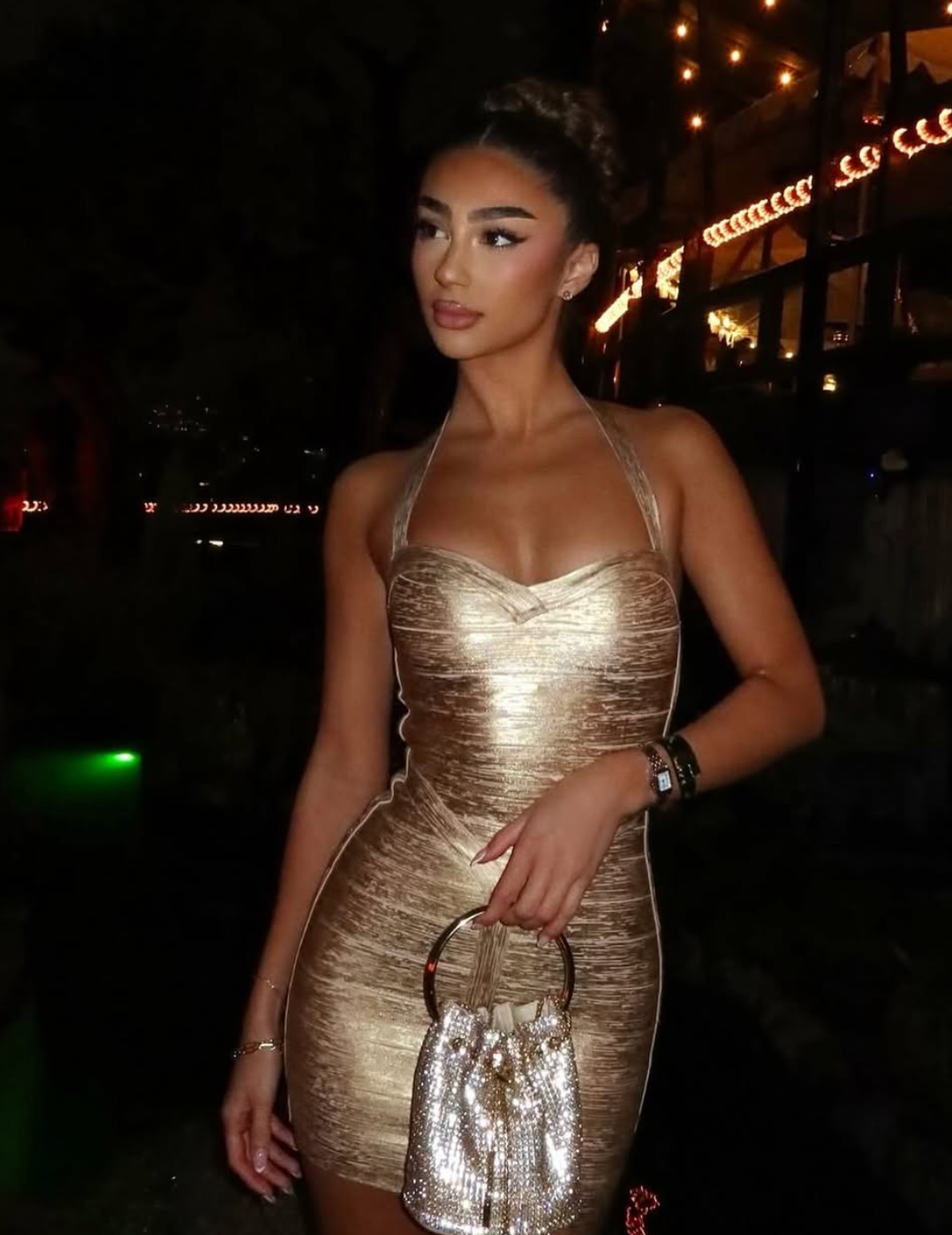 House of Cb 'supermodel' mini Gold
