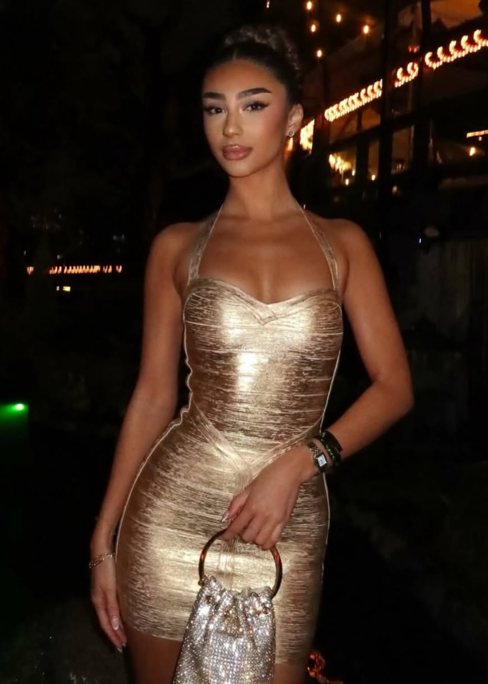 House of Cb 'supermodel' mini Gold